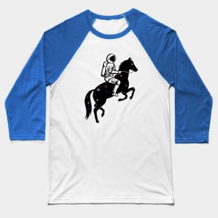 Astronaut and Horse Baseball T-Shirt